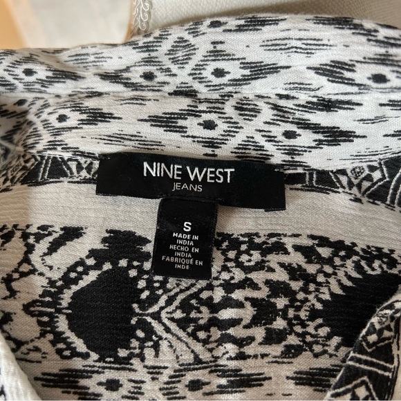 Nine West Printed Blouse - Picture 7 of 8
